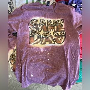 Game day bleached tee
